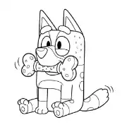 Bluey coloring page 40