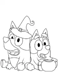 Bluey coloring page 48