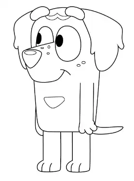 Bluey coloring page 52
