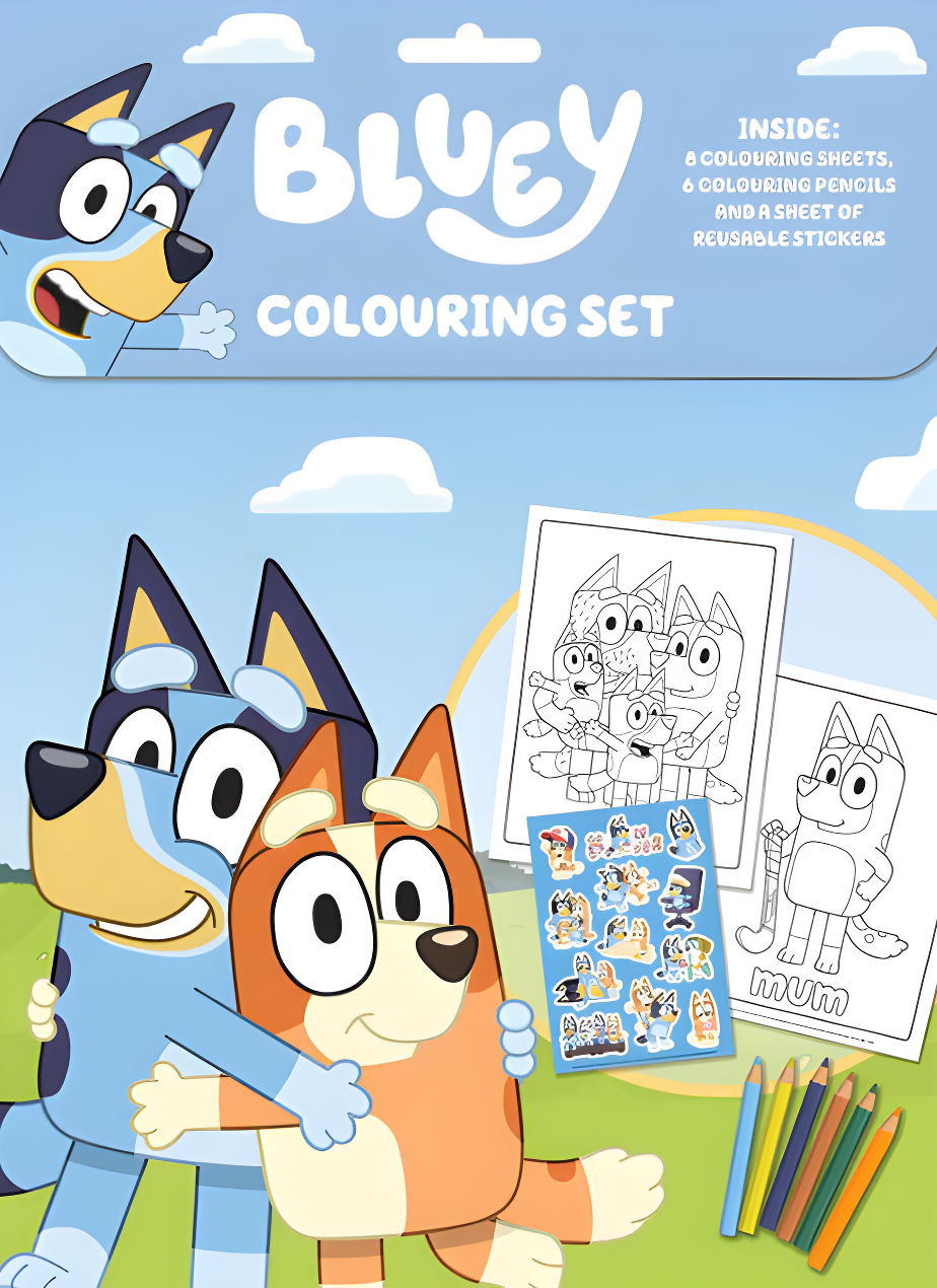 Bluey coloring page preview 5