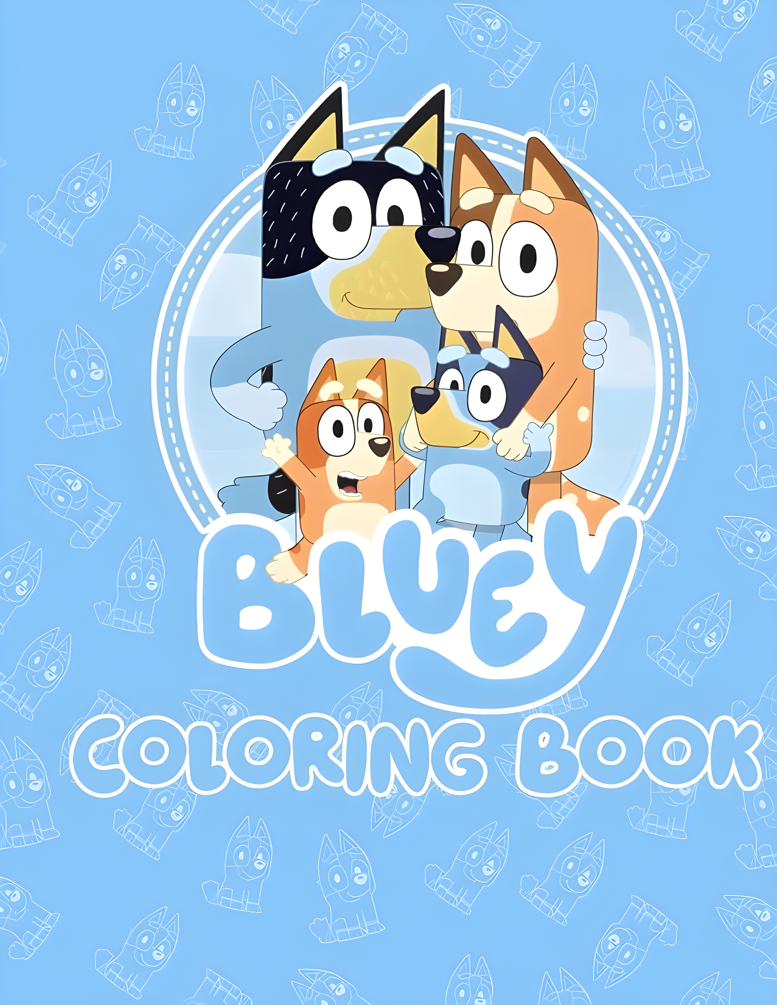 Bluey coloring page preview 6